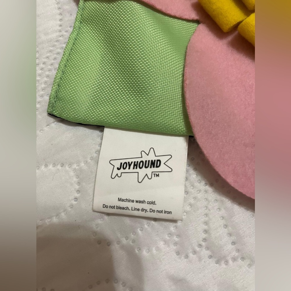 Joyhound Pink and Yellow Snuffe  Mat Flower - Picture 3 of 10